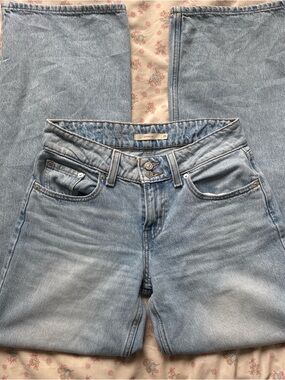 Levi's Super Low light washed denim jeans